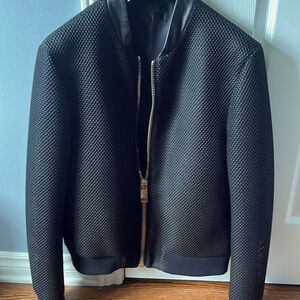 Les Hommes Black Bomber 100% Polyester